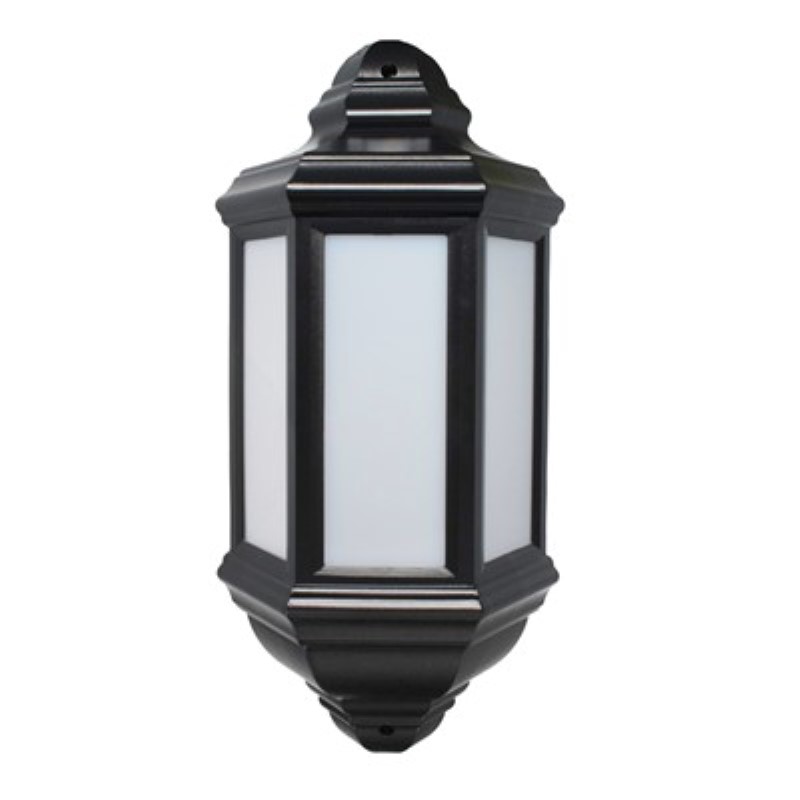 LED Half Lantern Black - Click Image to Close